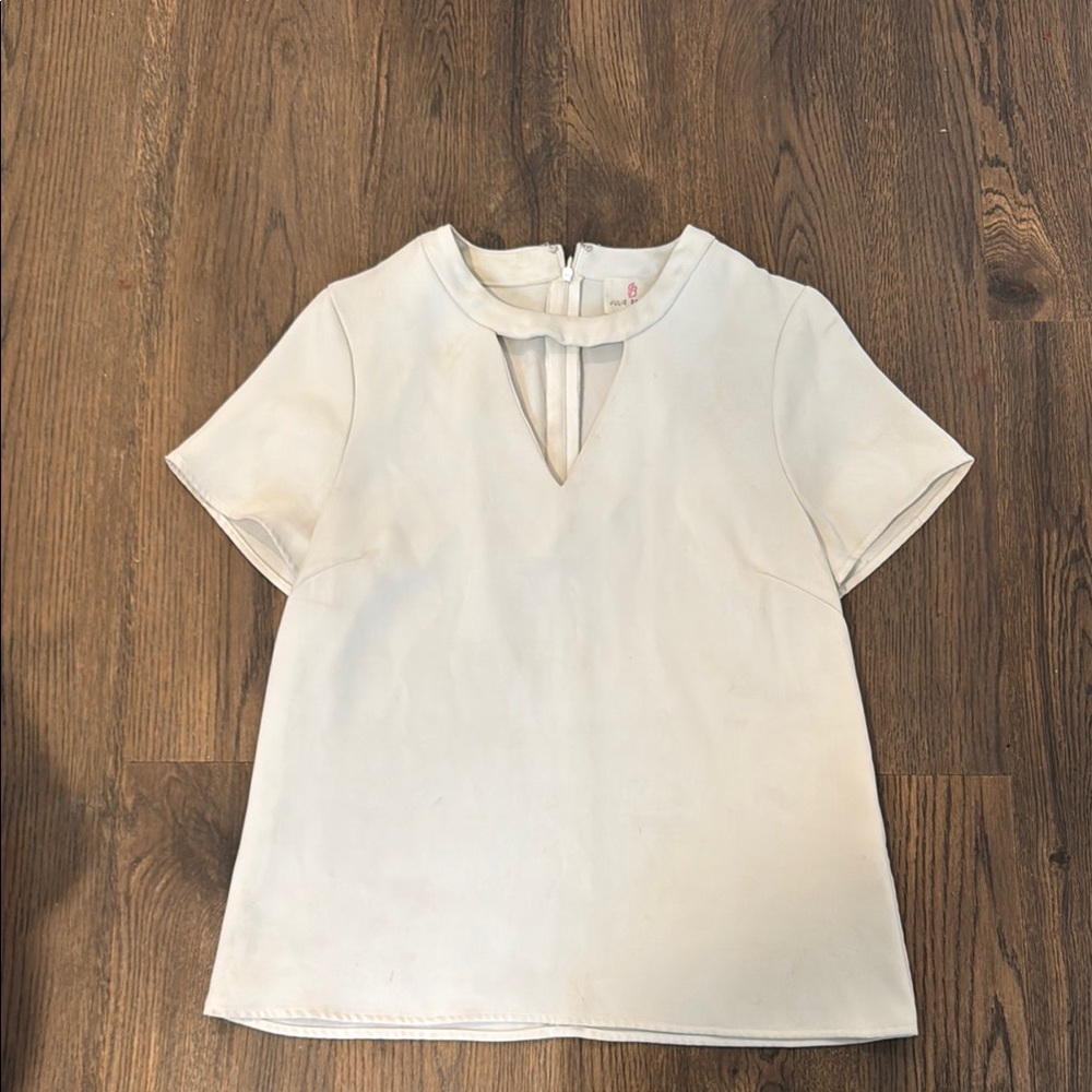 Julie Brown Elegant White Women's Top